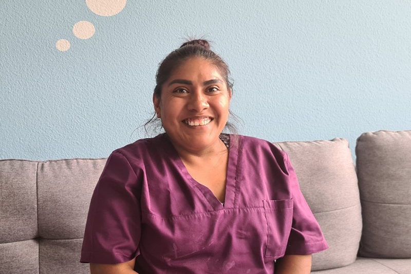 Portrait Raumpflegerin Kaneha Metzger: «Mit quitt. bleibt mir am meisten Geld übrig»